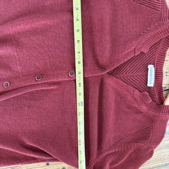 Vintage Coldwater Creek Rust Cardigan Sweater in good condition no holes or stai - Picture 7 of 7